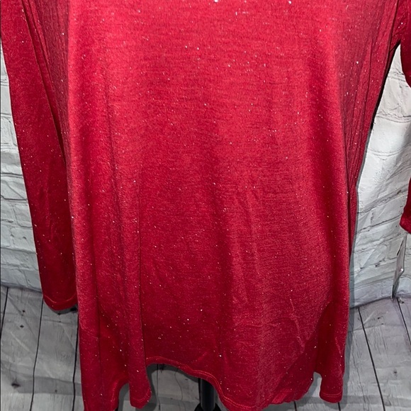 🎉SALE🎉 NWT Style & Co Shoulder Red Cut-Out 1X - Picture 5 of 16